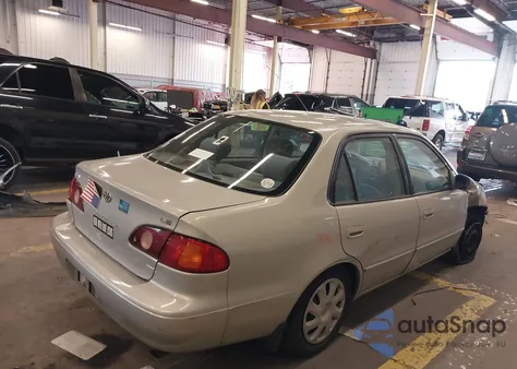 2001 Toyota Corolla Le из США, поврежденный, VIN 1NXBR12E81Z513824